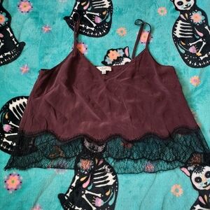 Wilfred Mauve Silk Top